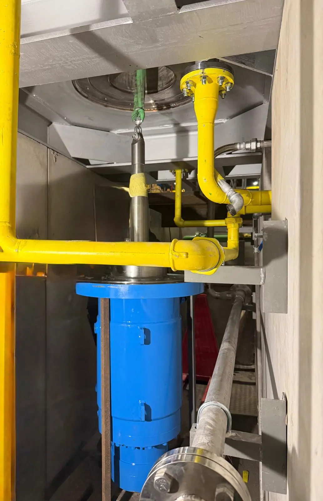 Installation des réseaux de tuyauterie industrielle – étuve Fib Belgium